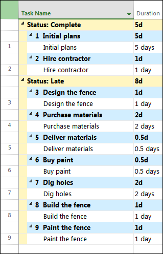 Before grouping image