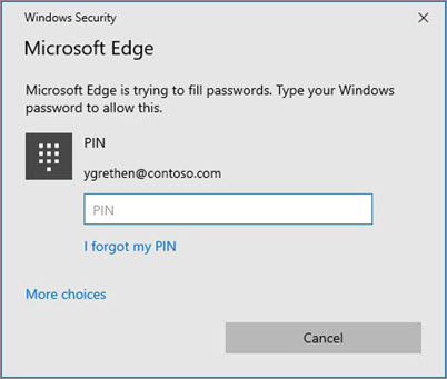 Enter device password