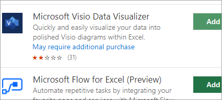 Get add-ins from Office store on the web