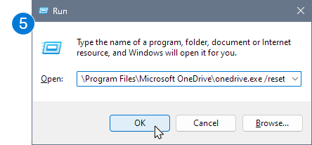 Run dialog command