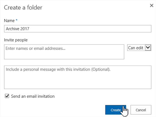 SharePoint Online classic mode share dialog