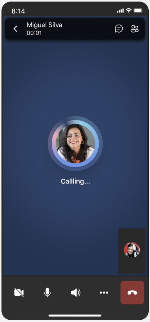 joining a themed meeting on mobile