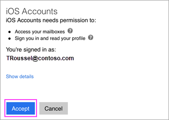 Tap Allow if prompted to give permission.