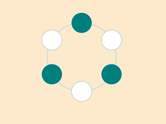 Thumbnail image of Visio template for Cycle diagrams.